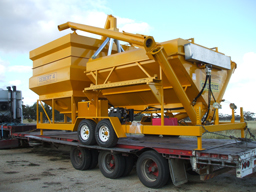 Gebert 4 Grain Cleaner field bin