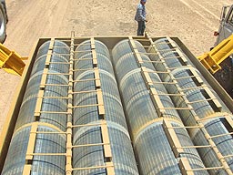 Gebert 4 Grain Cleaner field bin