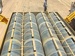 Gebert 4 Grain Cleaner field bin